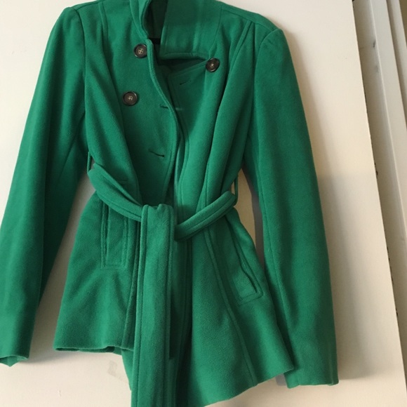 Green Old Navy pea coat