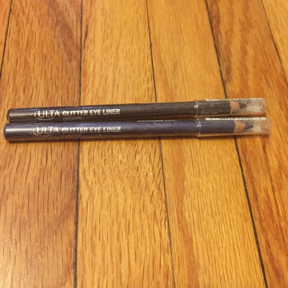 Two ULTA glitter eyeliners