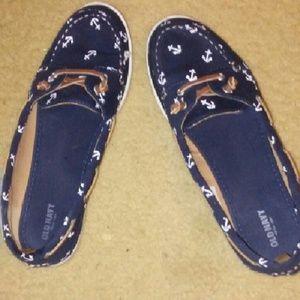 Cute anchor boat shoes