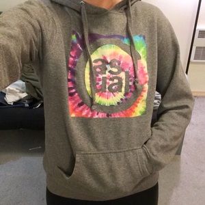 Casual Industries dark grey, tie dye hoodie