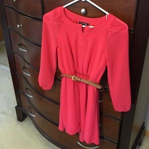 Coral dress