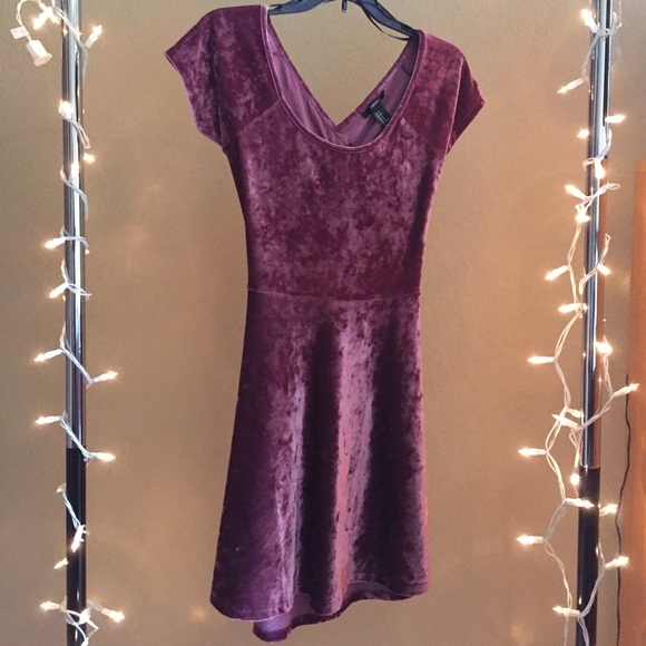 Crushed Velvet Dress
