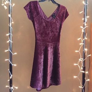 Crushed Velvet Dress