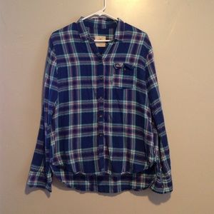 Long sleeve Hollister flannel