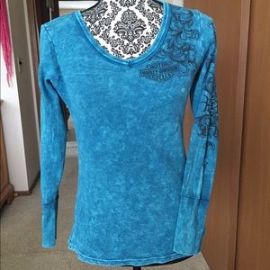 Harley-Davidson, women's thermal shirt, size small