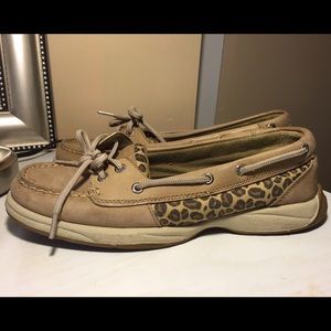 Cheetah Sperry Boat Shoes