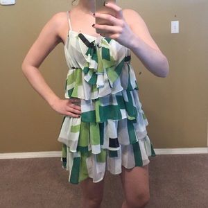 Green summer dress