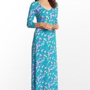 EUC Lilly pulitzer rika maxi sz S lagoon green