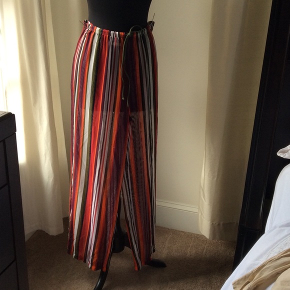 Anne Cole swim cover up sheer pant