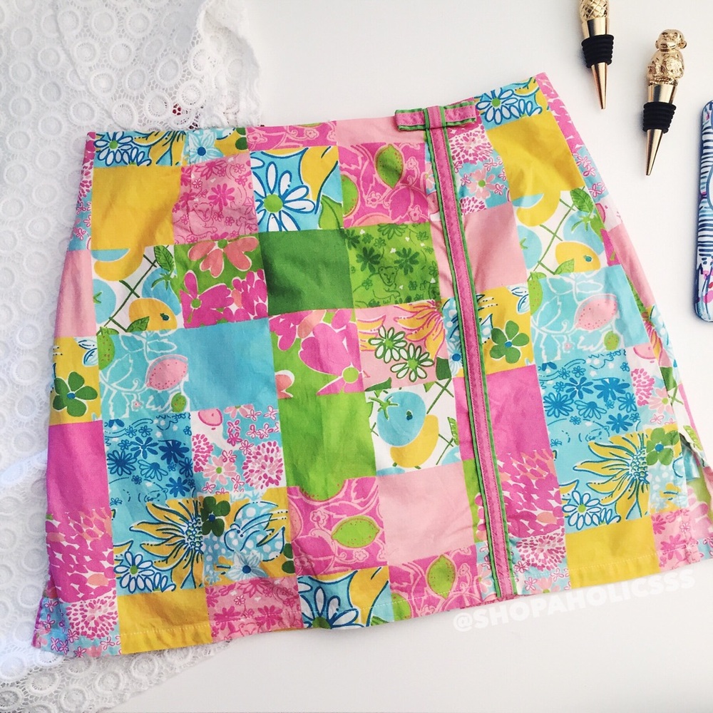 Lilly Pulitzer Rainbow Patch Skort - image 1
