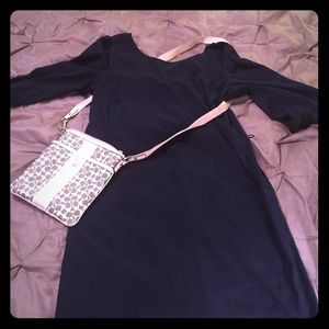 Navy Shift Dress