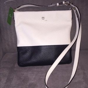 White & Black Kate Spade Crossbody