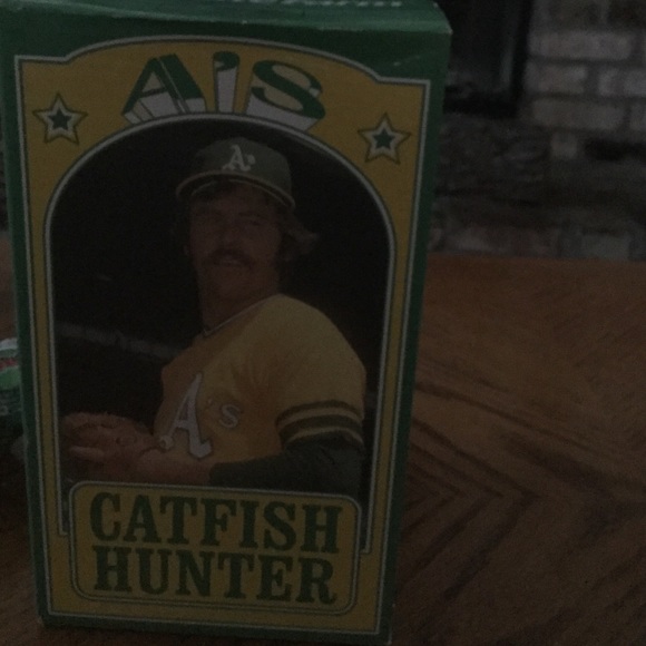 LIMITED EDITION! Catfish Hunter bobble head!