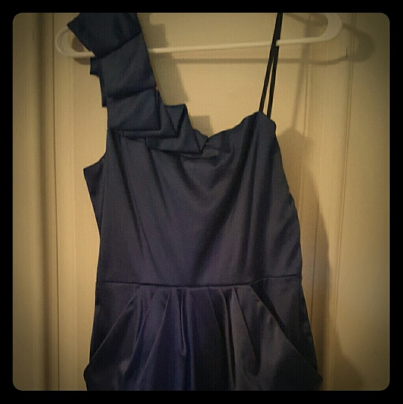 Charlotte Russe Navy blue formal dress