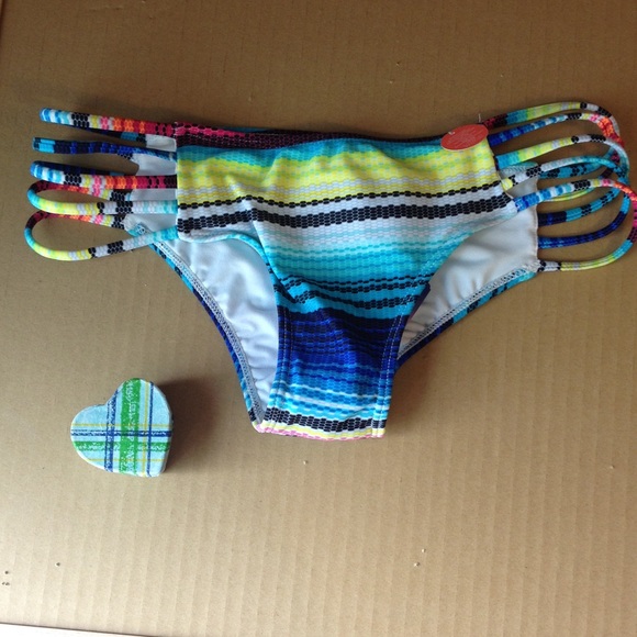 Forever 21 multicolor swim bottoms