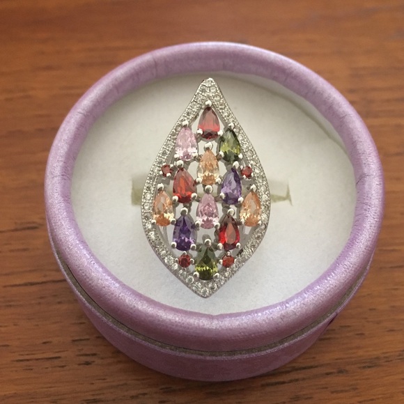 Multi Gem Ring