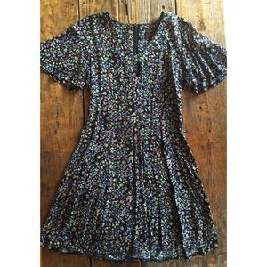 Vintage Floral Mini Dress