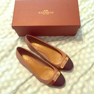 Coach Merilyn Mat Calf Flats