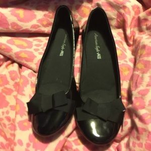 American eagle black flats