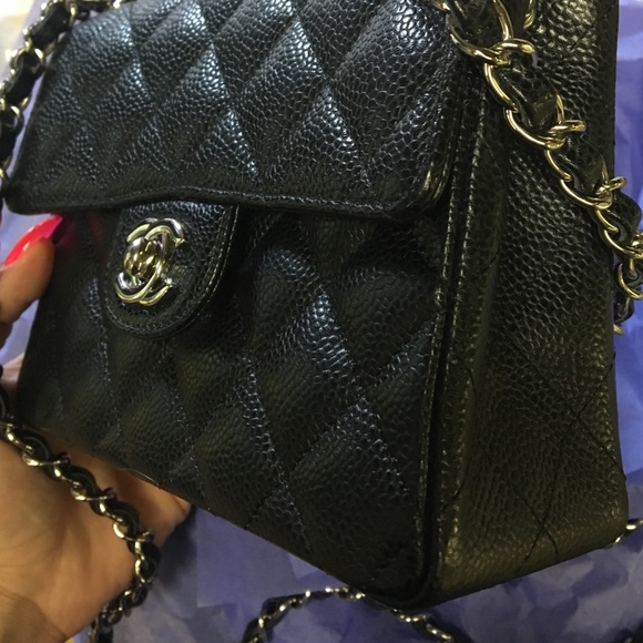 Black Caviar Mini Flap Chanel Bag - Picture 2 of 4