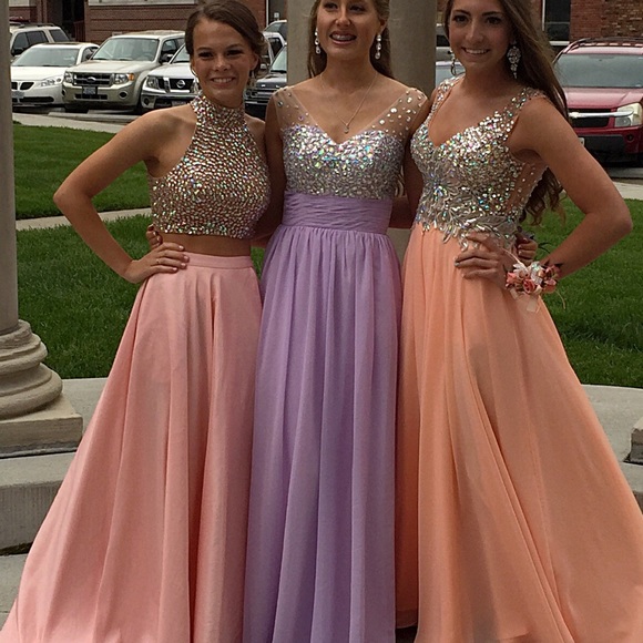 Lavendar prom dress