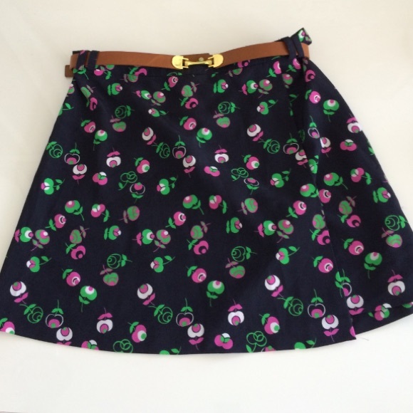 Topshop belted mini skirt size US 6