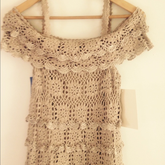 ❤️Final sale ❤️Boston Proper off Shoulder Crochet - Picture 3 of 4