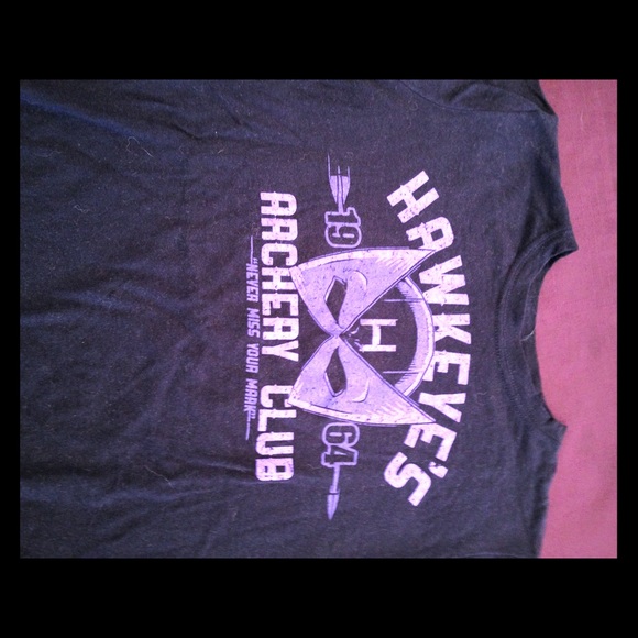 Avengers RIPT graphic T shirt Avengers' Hawkeye