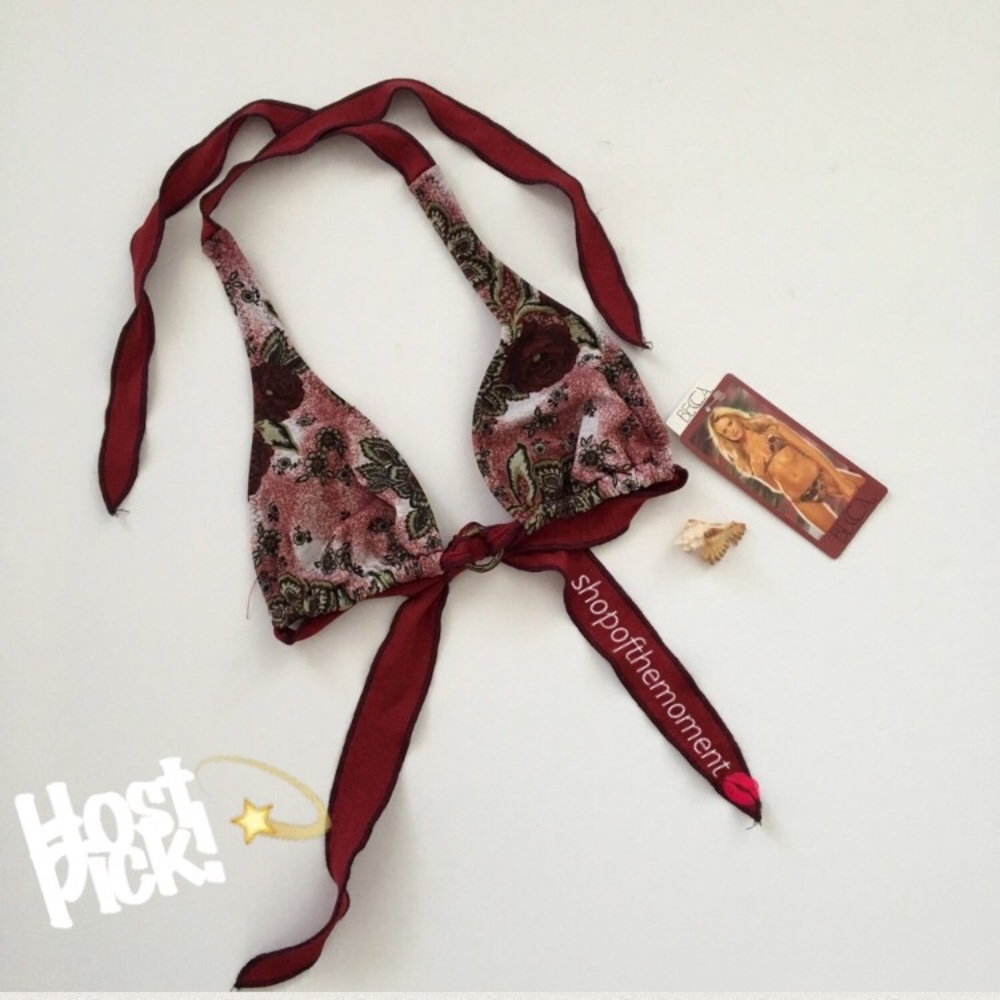 ๐น๐ Becca โก String Bikini Top โก Roses + Ivy - Picture 1 of 8