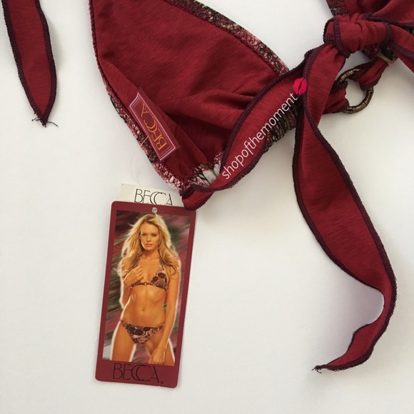 🌹🆕 Becca ♡ String Bikini Top ♡ Roses + Ivy - Picture 6 of 8