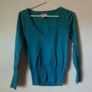 Turquoise blue sweater