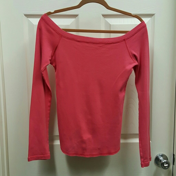 Coral pink long sleeve t-shirt - Picture 1 of 1