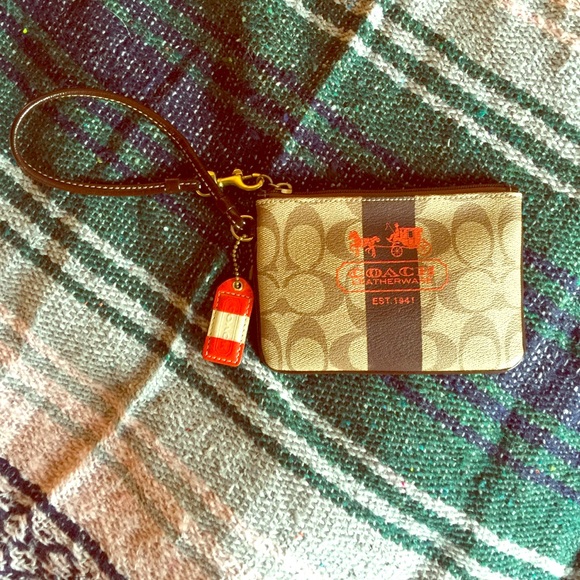 Coach Genuine leather wristlet