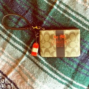 Coach Genuine leather wristlet