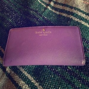 Kate spade purple wallet