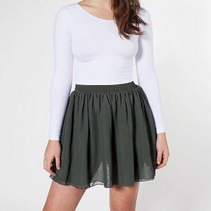 American Apparel chiffon skirt
