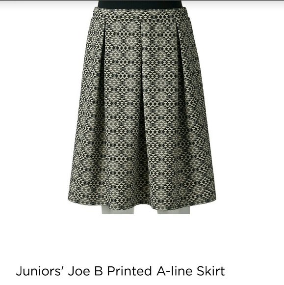 Jacquard A-line Skirt