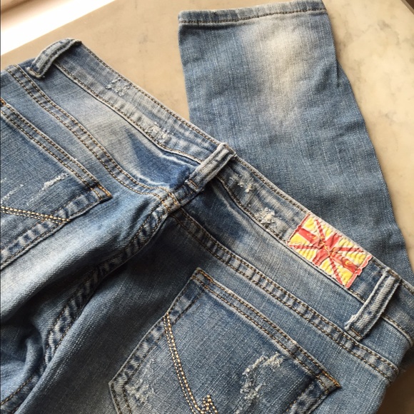 Machine brand ripped distressed jeans - Picture 3 of 3