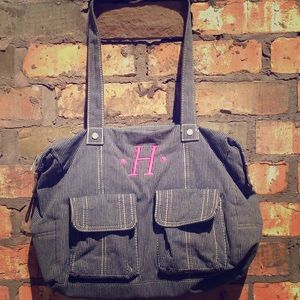 Thirty One tote with "H" initial