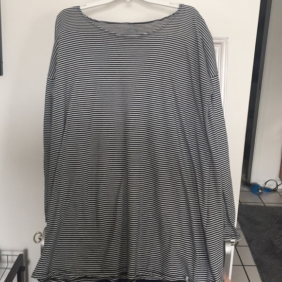 Long sleeve striped dress!