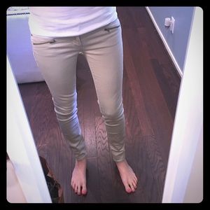 Loft khaki ankle jeans