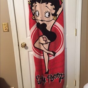 Berry boop swim towel
