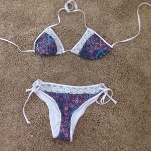 ❤️NEVER WORN❤️ paisley print bikini