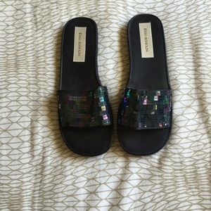 Vintage Enzo Angiolini sequined Slippers