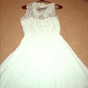 Green cocktail dress