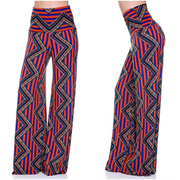 〰 lowest 〰 Stripped Wide Leg Palazzo Pants