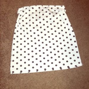 Forever 21 polka dot mini skirt-- size medium