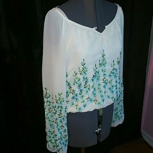 Free People Embroidered Top