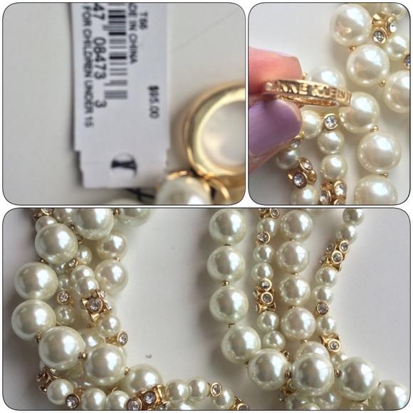 NWT Anne Klein Pearl Necklace - Picture 3 of 4
