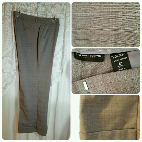 Cuffed Stretch Dress Slacks